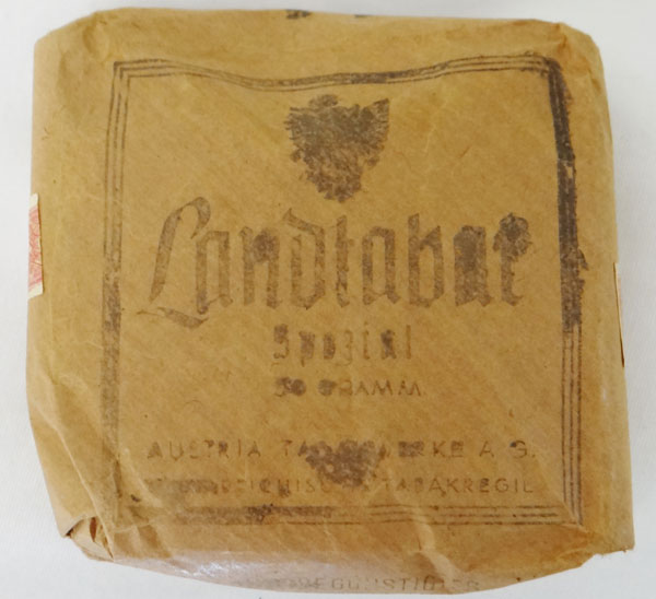 German WW II Pack of Tobacco for Pipe & Cigarettes