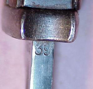 German WW II Model 98 Bayonet with Frog