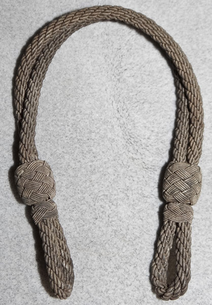 German Officer Bullion Wire Chinstrap