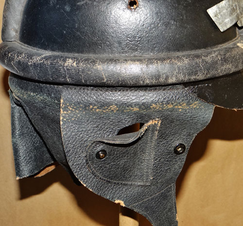 NSKK Leather Crash Helmet with 2nd Pattern Eagle