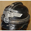 NSKK Leather Crash Helmet with 2nd Pattern Eagle