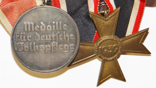 WW II Two Place Medal Bar