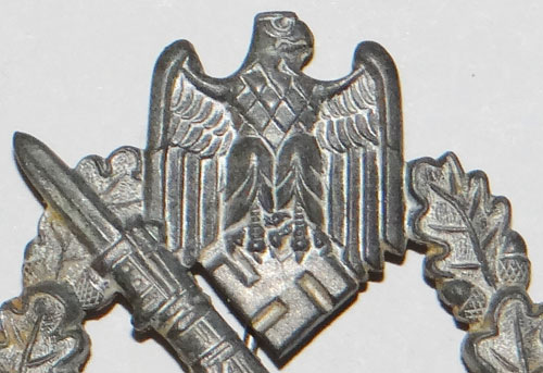 M.K. 1 Marked Silver Infantry Assault Badge