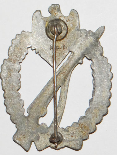 M.K. 1 Marked Silver Infantry Assault Badge