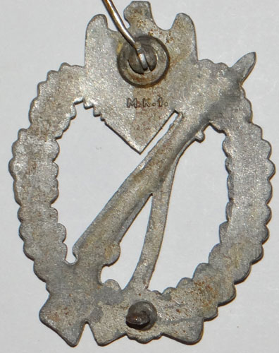 M.K. 1 Marked Silver Infantry Assault Badge