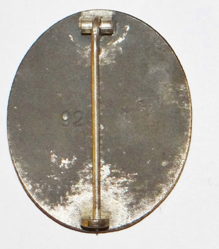 CASED SILVER Wound Badge