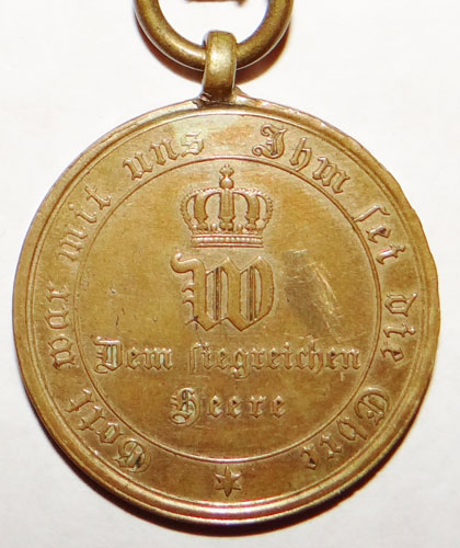 1870 / 1871 War Service Medal