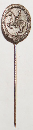 Miniature SILVER Horseman’s Badge "Stick Pin"