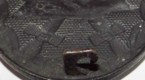 "65" Maker Marked WW II Black Wound Badge