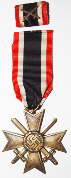 War Merit Cross 2nd Class with Swords with Ribbon Bar