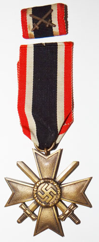 War Merit Cross 2nd Class with Swords with Ribbon Bar