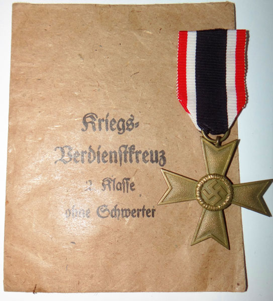 War Merit 2nd Class without Swords with Award Packet