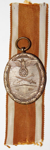 West Wall Medal with Paper Award Packet