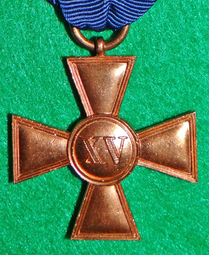 15 Year WW I Long Service Cross