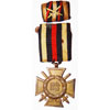 WW I Cross of Honor with Swords with Ribbon Bar