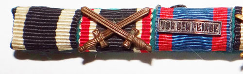 German WW I/II Six Place Ribbon Bar