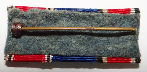 German WW II Army Three Place Ribbon Bar