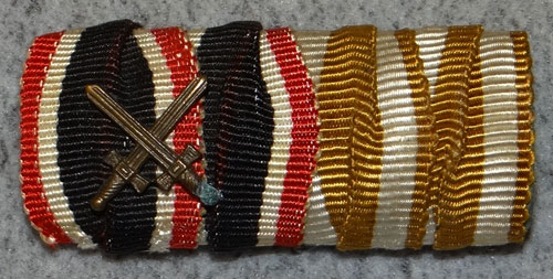 WW II Two Place Ribbon Bar