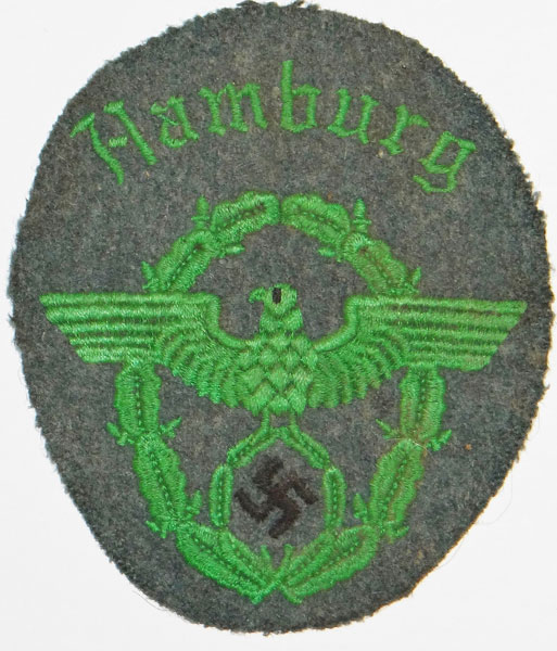 "Hamburg" NCO/EM Schutzpolizei Sleeve Eagle