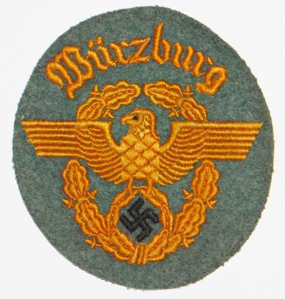 "Wurzburg" Gendarmerie NCO/EM Sleeve Eagle