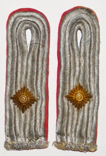 Feuerschutzpolizei Oberleutnant Tabs & Shoulder Boards Set