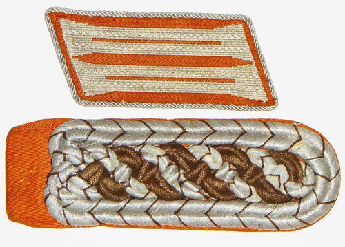 Gendarmerie Police "Meister" (NCO) Shoulder Board & Collar Tab Set