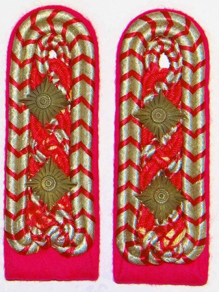 Volunteer Feuerwehr "Fire Service" NCO Shoulder Boards