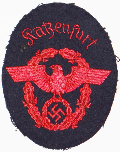 Feuerwehr "Fire Service" NCO/EM Sleeve Eagle with Assignment Location