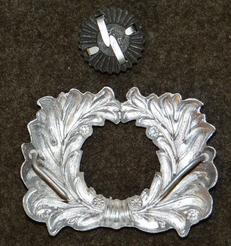 German Customs Official Visor Hat Wreath