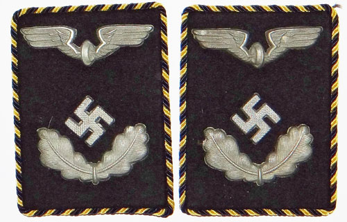Reichsbahn Officials Collar Tab for Pay Grades 11 thru 8 and 7a