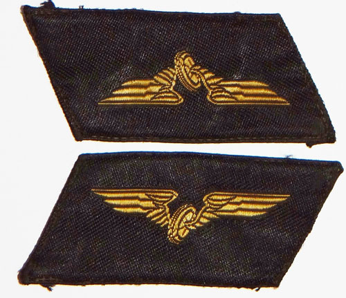 West German Railway Collar Tabs