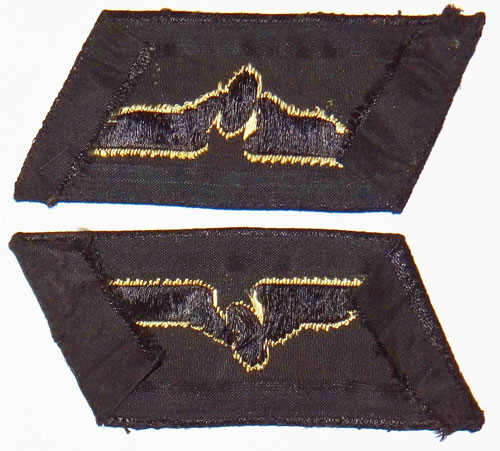 West German Railway Collar Tabs