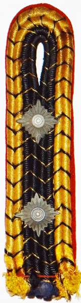 Reichsbahn Officials Shoulder Board for Pay Grades 13 thru 12