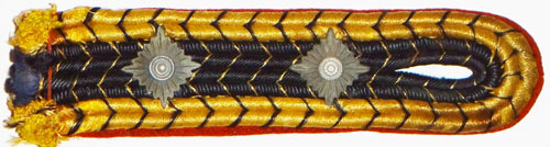 Reichsbahn Officials Shoulder Board for Pay Grades 13 thru 12