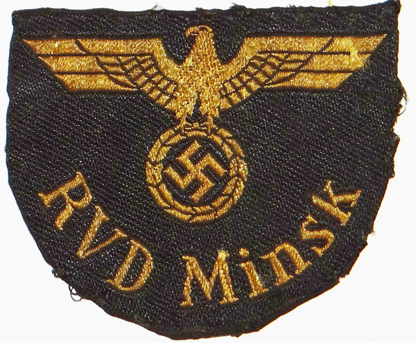 "RVD Minsk" Reichsbahn Sleeve Insignia