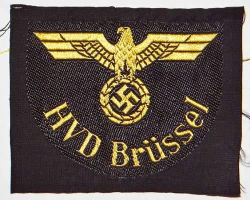 "HVD Brussel" Reichsbahn Sleeve Insignia