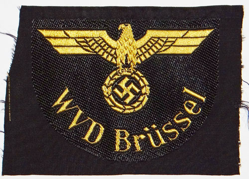 "WVD Brussel" Reichsbahn Sleeve Insignia