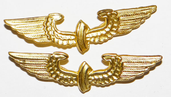 Reichsbahn Gold Metal Collar Tab Insignia