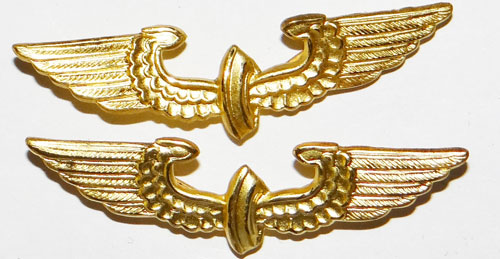 Reichsbahn Gold Metal Collar Tab Insignia