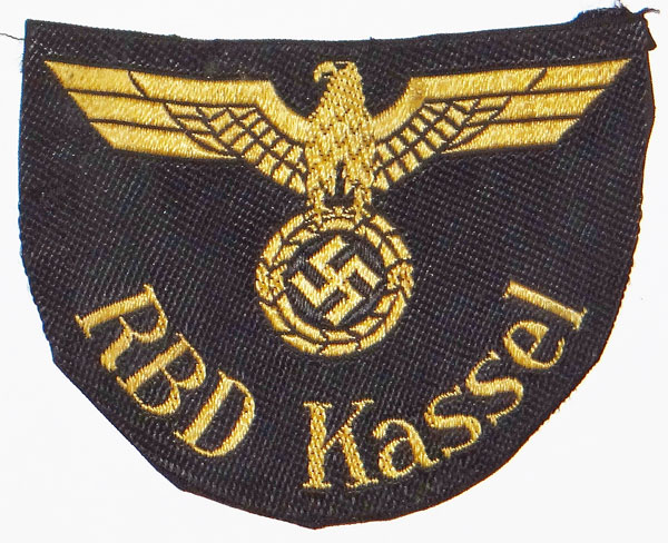 "RBD Kassel" Reichsbahn Sleeve Insignia