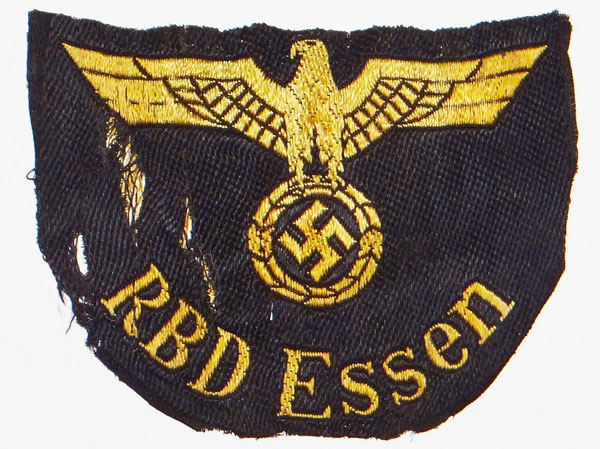 "RBD Essen" Reichsbahn Sleeve Insignia