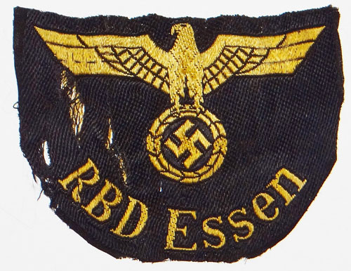 "RBD Essen" Reichsbahn Sleeve Insignia