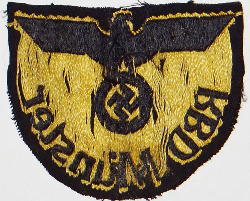 "RBD Munster" Reichsbahn Sleeve Insignia