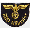 "RBD Munster" Reichsbahn Sleeve Insignia