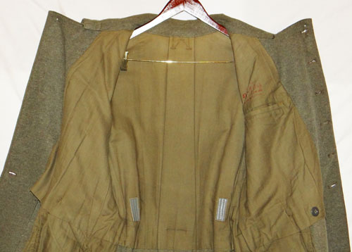 German WW II Army NCO/EM Overcoat - German WWII Uniforms - Jessen's ...