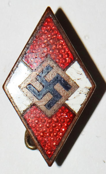 Hitler Youth Enamel Membership Diamond