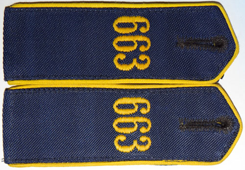 Marine HJ 1938 Pattern Shoulder Boards