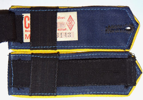 Marine HJ 1938 Pattern Shoulder Boards