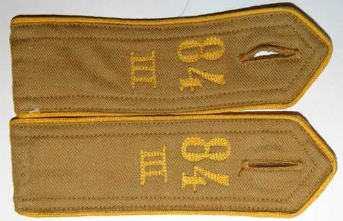 Hj 1933/38 Pattern Oberbann 2 Shoulder Boards