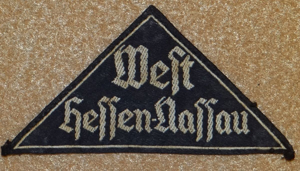 "West Hessen-Nassau" BDM District Triangle